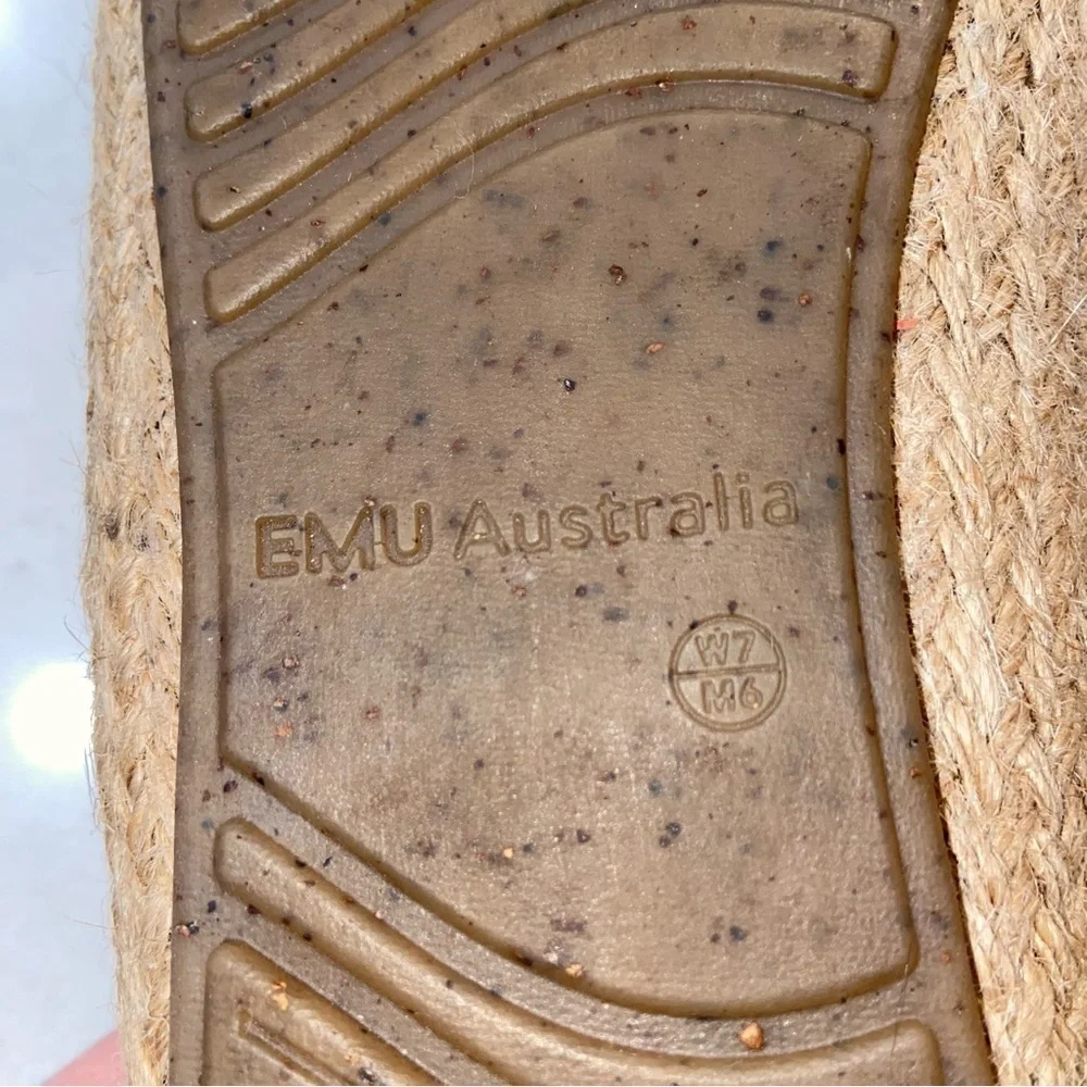 Emu Australia Agonis Espadrille Sneaker Leopard Canvas Size 7